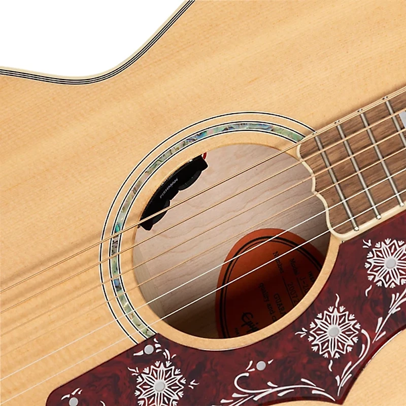 Epiphone J-200 Parlor Custom Acoustic-Electric Guitar - Aged Natural