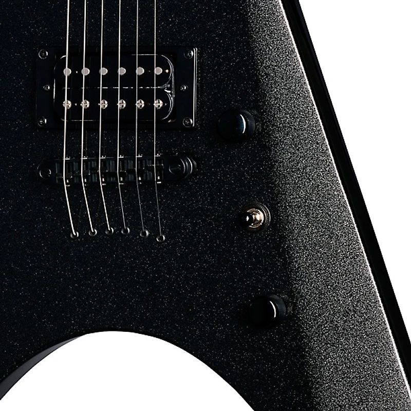 Kramer Nite-V Electric Guitar - Jet Black Metallic