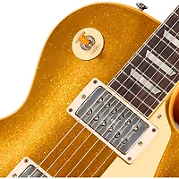 Gibson Custom 1957 Les Paul Reissue Electric Guitar With TV Jones Power'Tron Pickups - VOS, Gold Sparkle
