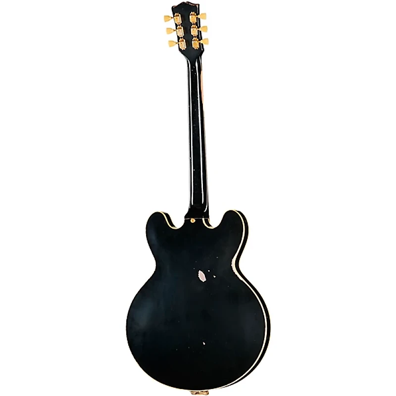 Gibson Custom 1959 ES-345 Reissue Semi-Hollowbody Electric Guitar With Bigsby - Heavy Aged, Ebony