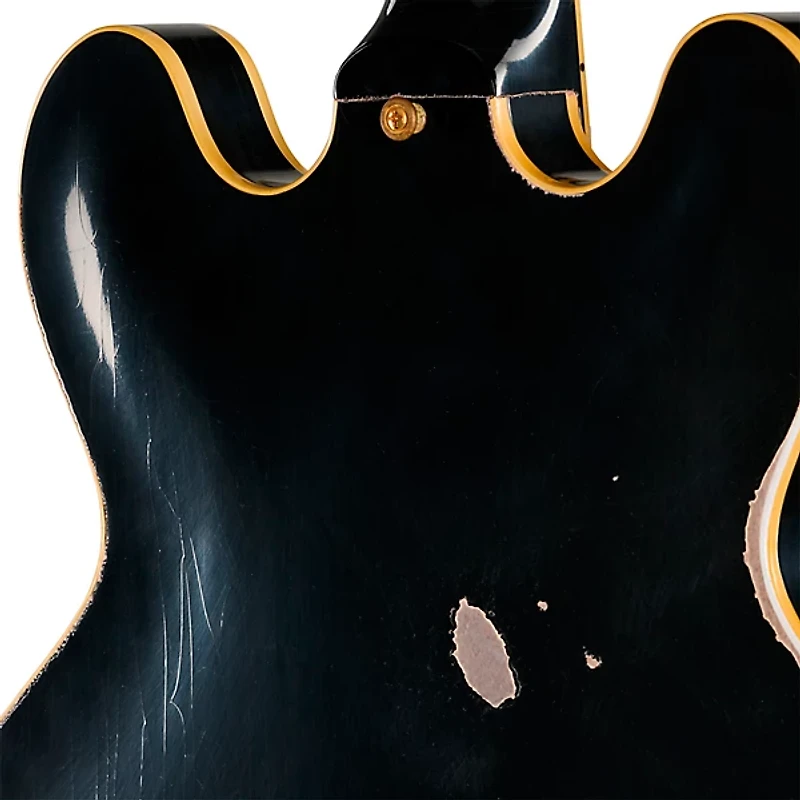 Gibson Custom 1959 ES-345 Reissue Semi-Hollowbody Electric Guitar With Bigsby - Heavy Aged, Ebony