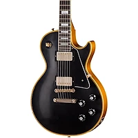 Gibson Custom 1968 Les Paul Custom Reissue Electric Guitar - Light Aged, Ebony Gold Back