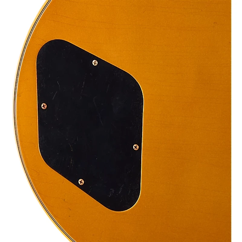 Gibson Custom 1968 Les Paul Custom Reissue Electric Guitar - Light Aged, Ebony Gold Back
