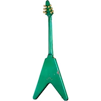Gibson Custom Flying V Custom Electric Guitar - Heavy Aged, Teal Sparkle