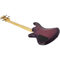 Schecter Guitar Research Stiletto Extreme-4 Electric Bass Guitar - Satin Purple Burst