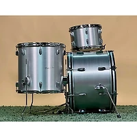 Franklin Drum Company 3-Piece Brushed Aluminum Shell Pack