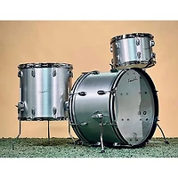 Franklin Drum Company 3-Piece Brushed Aluminum Shell Pack