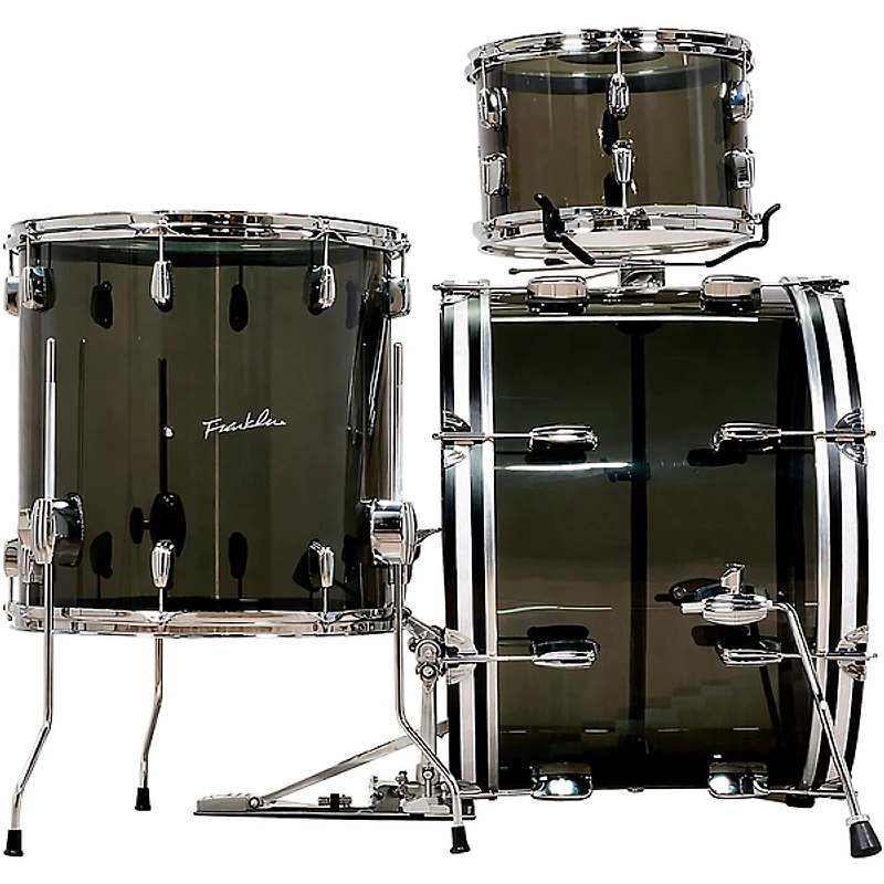 Franklin Drum Company 3-Piece Acrylic Shell Pack - Smoke