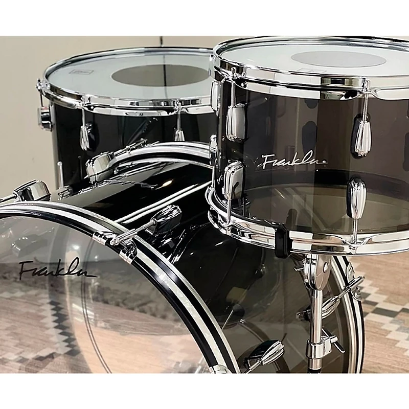 Franklin Drum Company 3-Piece Acrylic Shell Pack - Smoke