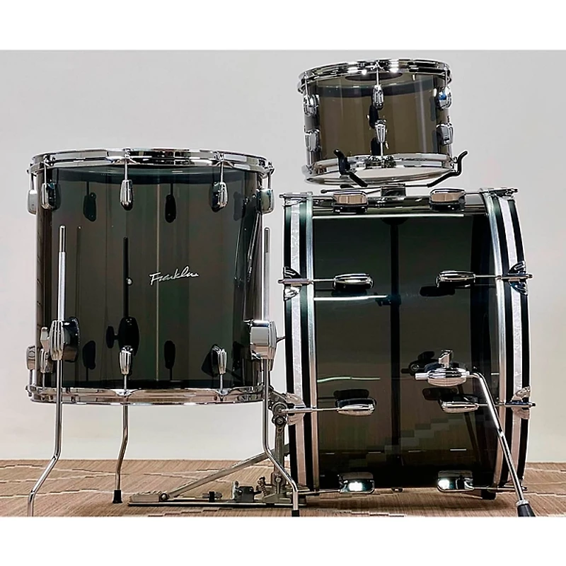 Franklin Drum Company 3-Piece Acrylic Shell Pack - Smoke