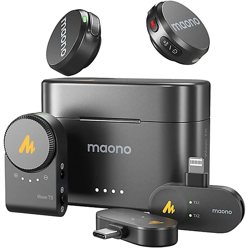 maono Wave T5 Wireless Lavalier Microphone