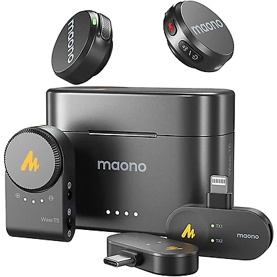 maono Wave T5 Wireless Lavalier Microphone