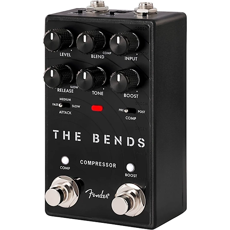 Fender The Bends Compressor V2 Guitar Effects Pedal - Black