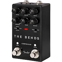 Fender The Bends Compressor V2 Guitar Effects Pedal - Black
