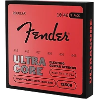 Fender 4250 UltraCore Bullets Electric Guitar Strings 3-Pack -