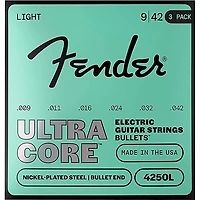 Fender 1250 UltraCore Electric Guitar Strings 3-Pack -