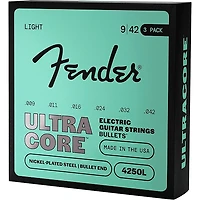 Fender 1250 UltraCore Electric Guitar Strings 3-Pack -