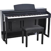 Artesia DP-150e 88-Key Deluxe Digital Upright Piano - Ebony Polish