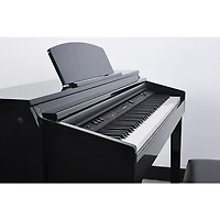 Artesia DP-150e 88-Key Deluxe Digital Upright Piano - Ebony Polish
