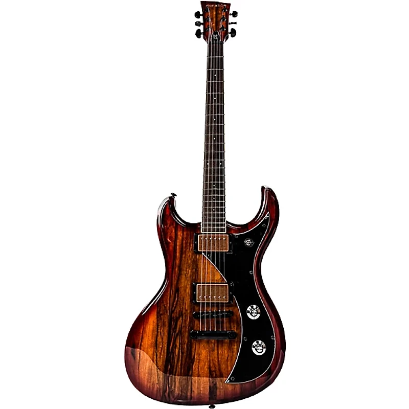 Dunable Guitars Gnarwhal DE Electric Guitar Black Limba Tobacco Burst