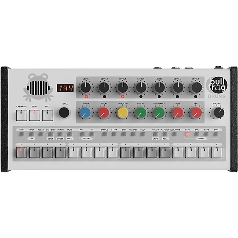 Erica Synths Bullfrog Drums Sample-Based Drum Machine and Sequencer