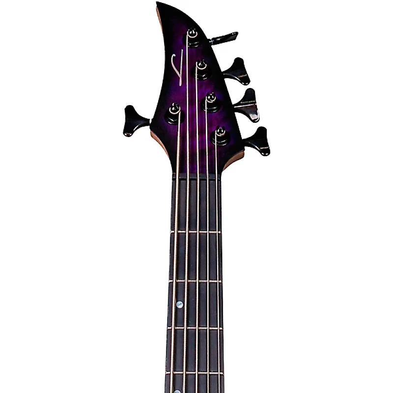 Legator Ninja Bass 5 String Electric Bass Purple