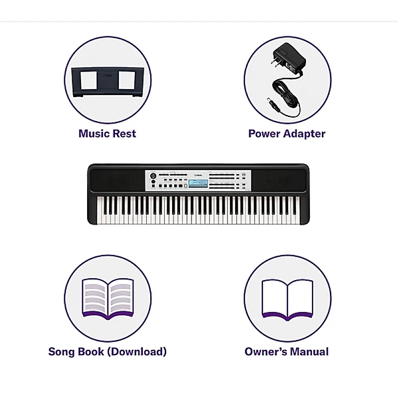 Yamaha YPT-W320 76-Key Portable Keyboard