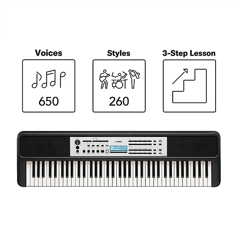 Yamaha YPT-W320 76-Key Portable Keyboard