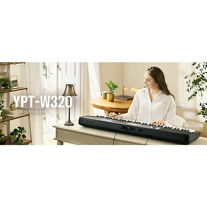 Yamaha YPT-W320 76-Key Portable Keyboard