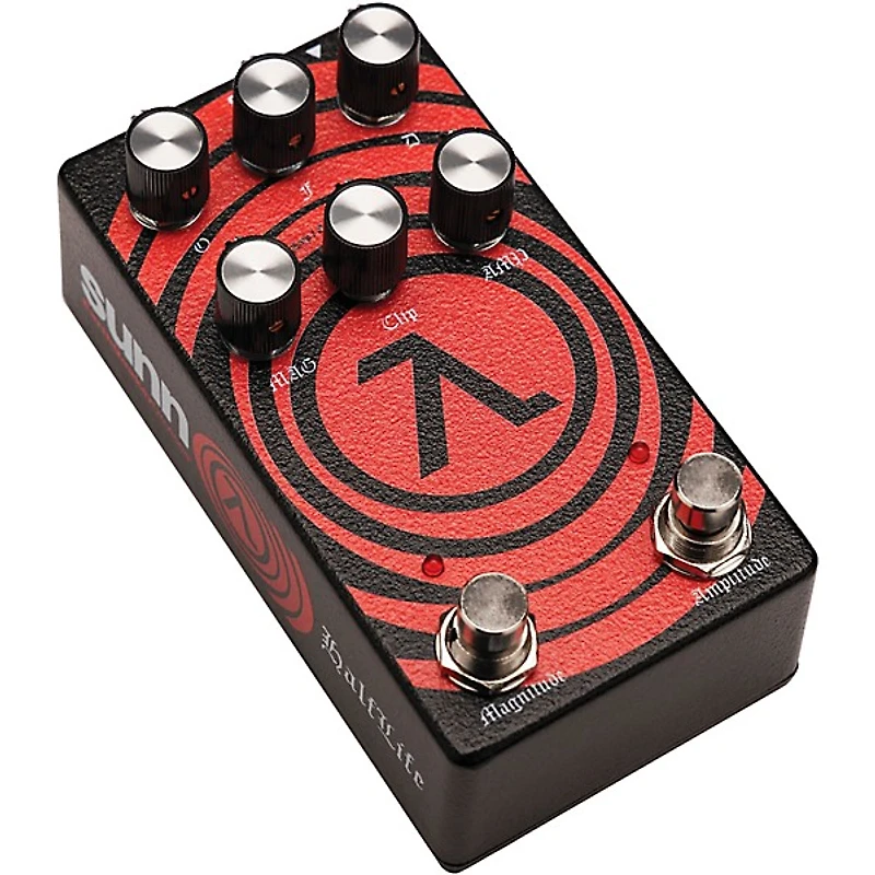 EarthQuaker Devices Sunn O))) HalfLife Octave Distortion and Booster Pedal - Red