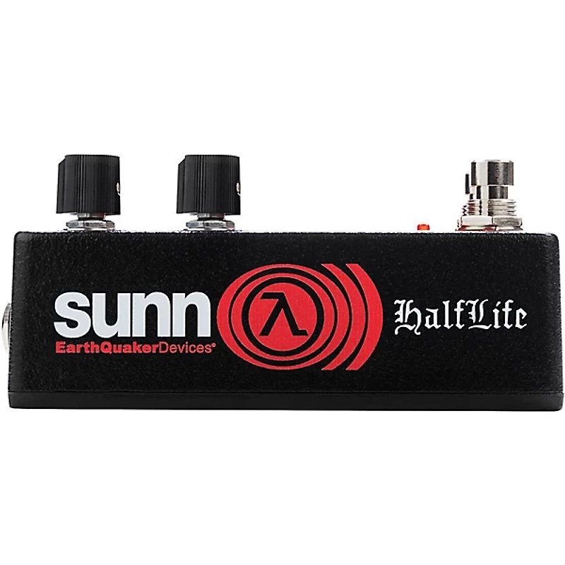 EarthQuaker Devices Sunn O))) HalfLife Octave Distortion and Booster Pedal - Red