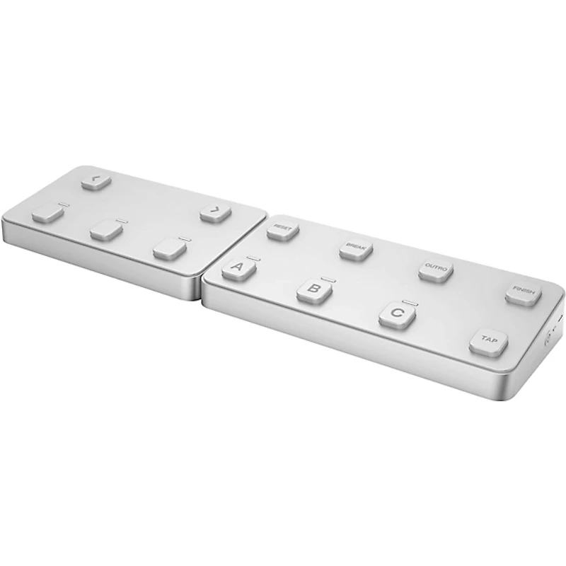 LAVA MUSIC Wireless Effects Pedal Foot Controller - Silver