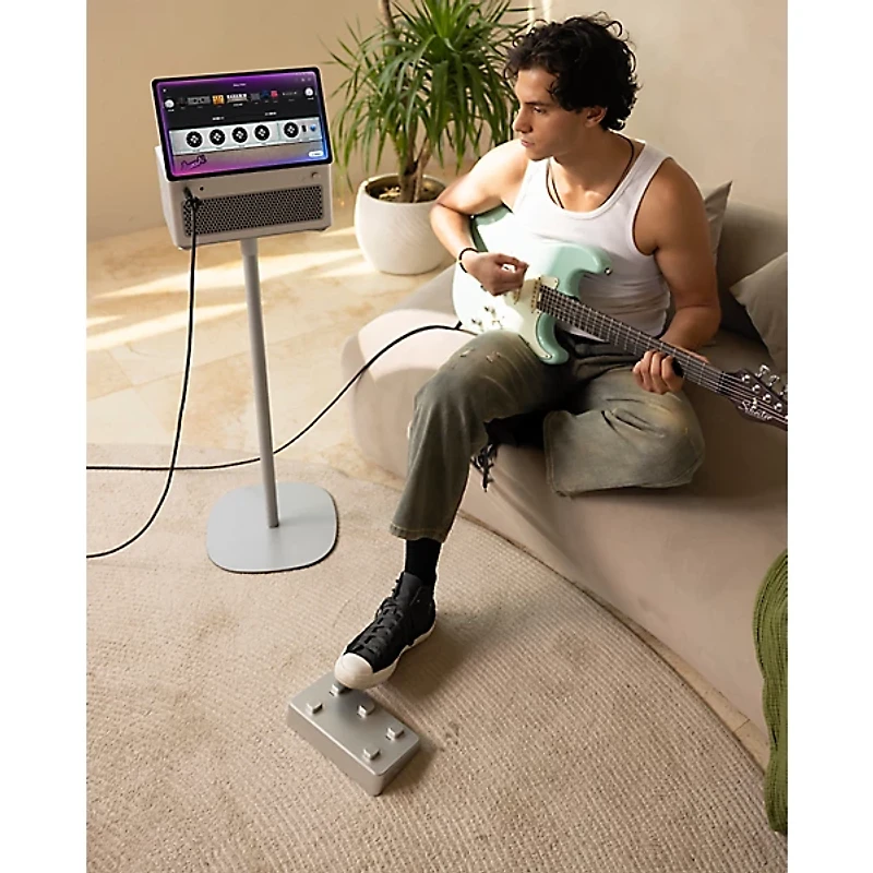 LAVA MUSIC Wireless Effects Pedal Foot Controller - Silver