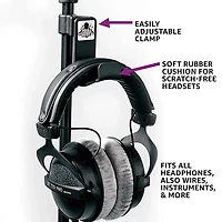 Pole Hugger Products The Pole Hugger Headphone Holder