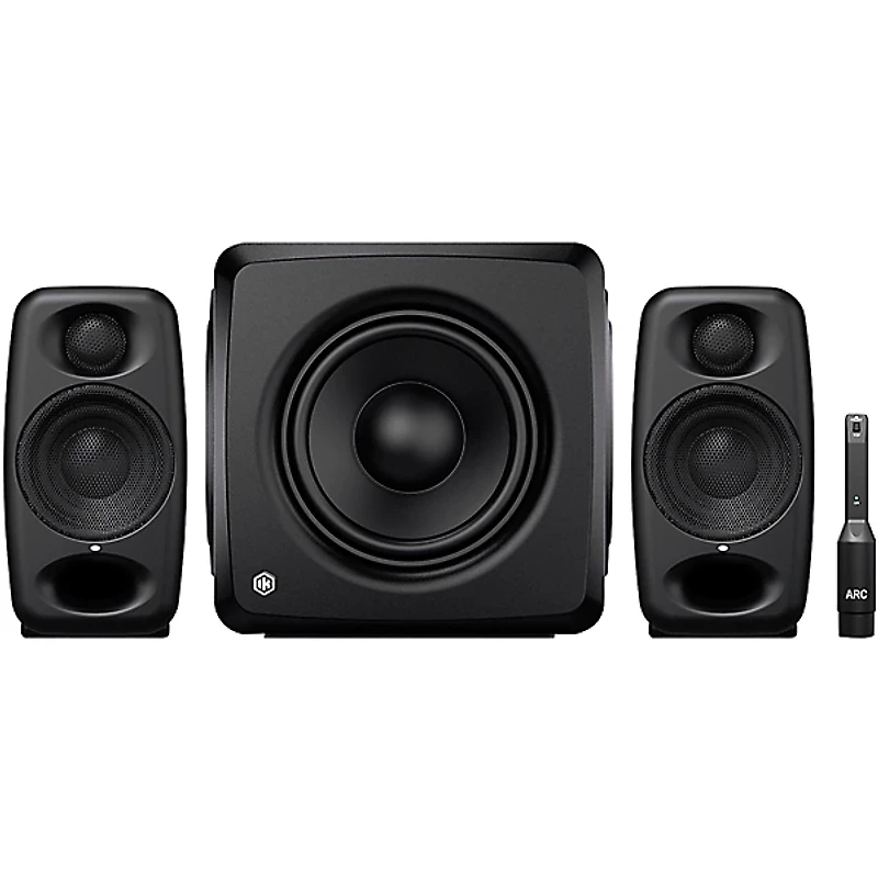 IK Multimedia 2.1 iLoud Micro Monitor Pro Studio Monitor Bundle - Black