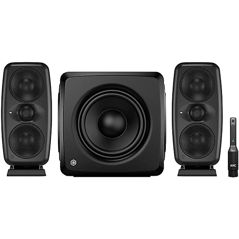 IK Multimedia 2.1 iLoud MTM MKII Studio Monitor Bundle - Black