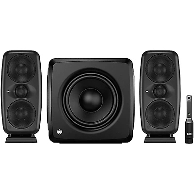 IK Multimedia 2.1 iLoud MTM MKII Studio Monitor Bundle - Black