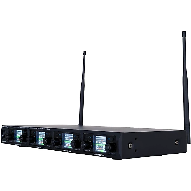 VocoPro UDX-PLAY-16 Digital UHF PLL Wireless Headset Microphone System - 16 Headsets