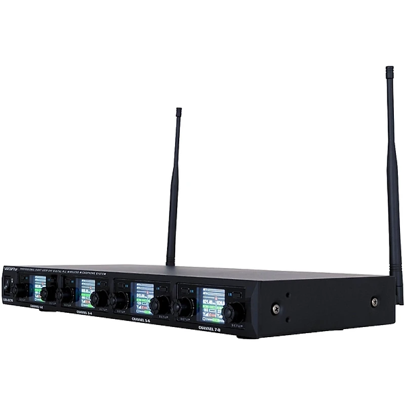 VocoPro UDX-PLAY-8 Digital UHF PLL Wireless Headset Microphone System - 8 Headsets