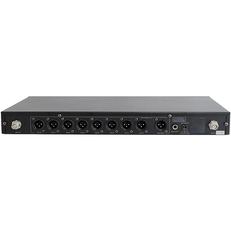 VocoPro UDX-PLAY-8 Digital UHF PLL Wireless Headset Microphone System - 8 Headsets