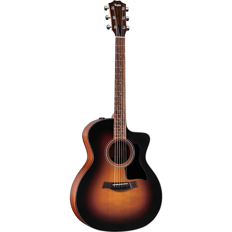 Taylor 114ce Special Edition Grand Auditorium Acoustic-Electric Guitar - Dark Tobacco Shaded Edgeburst