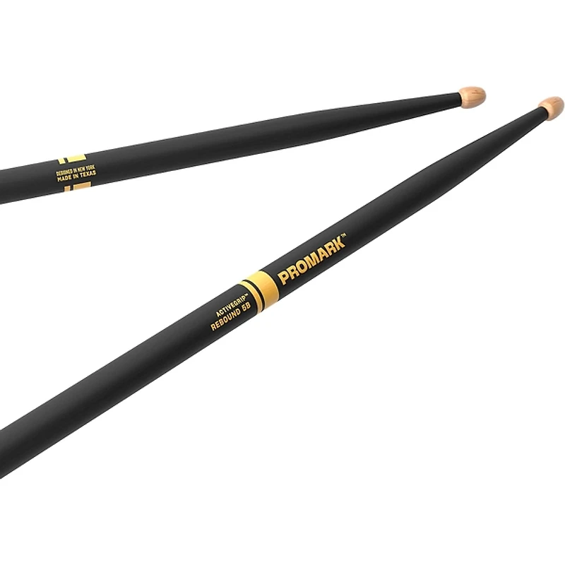 Promark Rebound ActiveGrip Hickory Drumsticks - 2-Pack