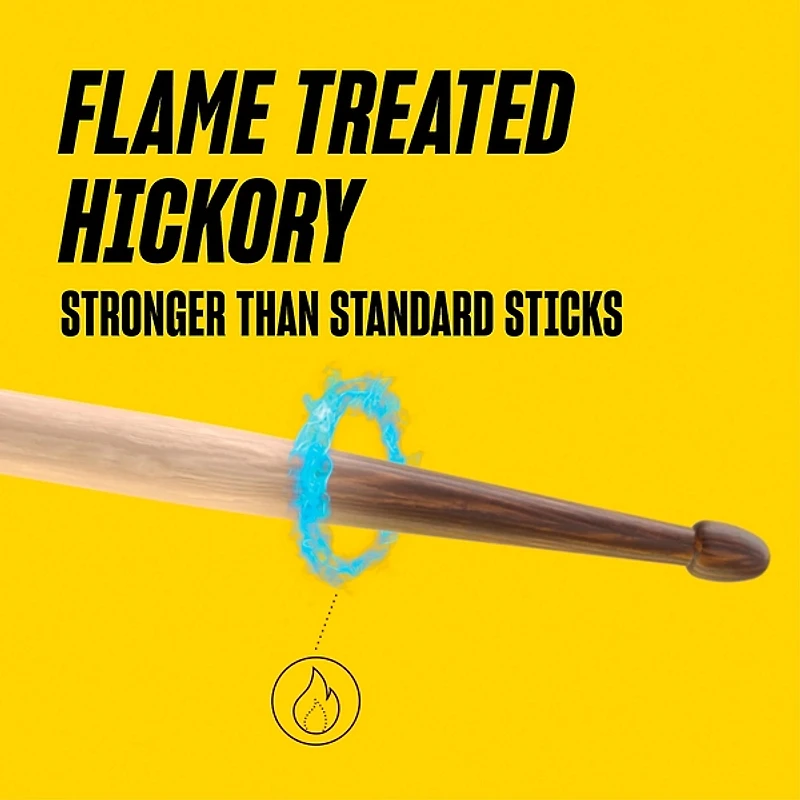 Promark Rebound FireGrain Hickory Drumsticks - 2-Pack,
