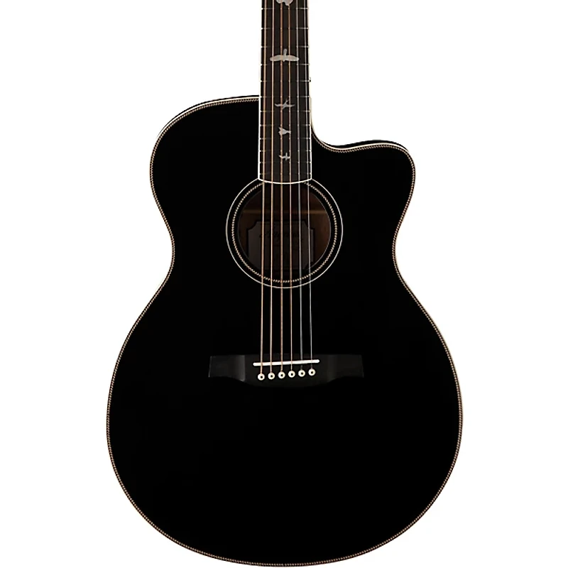 PRS SE A20E Angelus Acoustic-Electric Guitar - Black Top