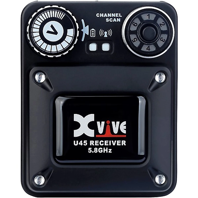 Xvive U45 Black In-Ear Wireless System with JH Audio Jessie IEMs