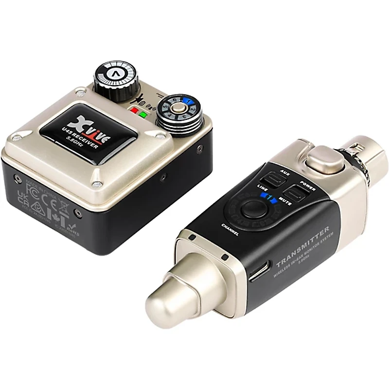 Xvive U45 Gold In-Ear Wireless System with CTM 110 IEMs