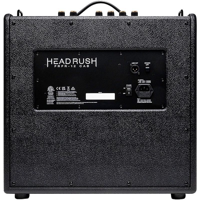 HeadRush FRFR-12 1x12" 750W Powered Guitar Speaker Cabinet - Black