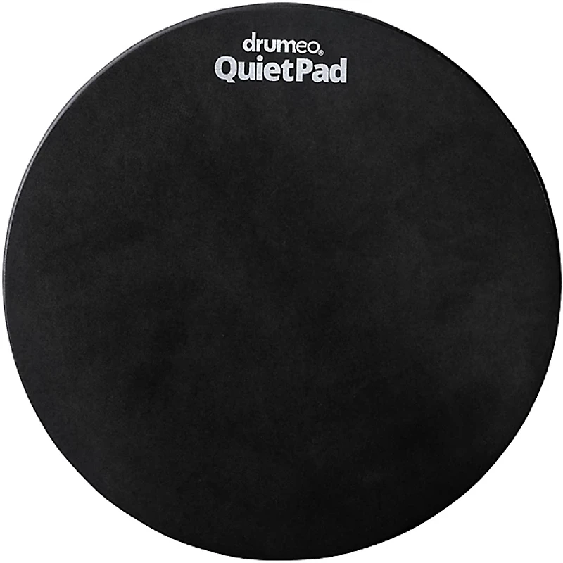 Drumeo QuietPad Practice Pad - Black, 12 in.