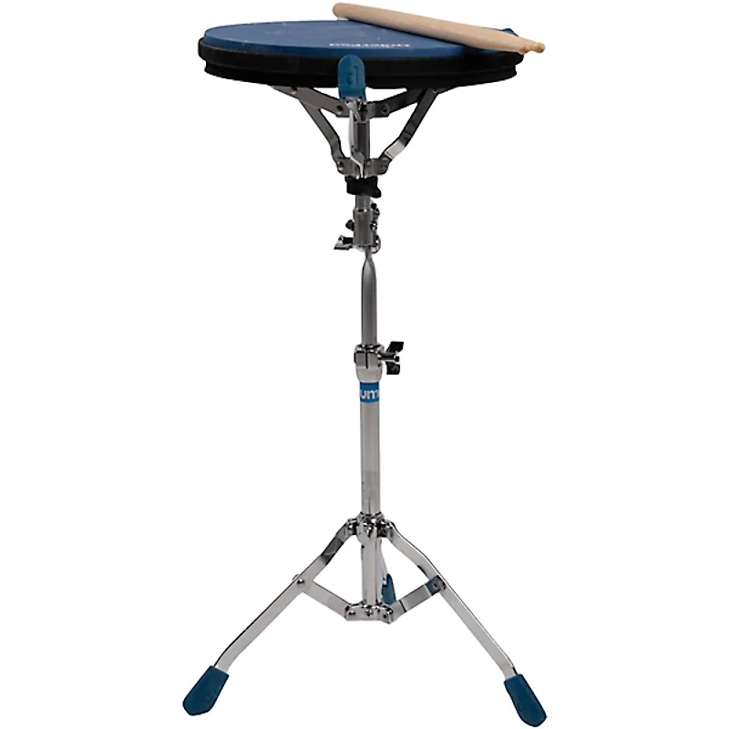 Drumeo QuietPad Practice Pad - Black, 12 in.