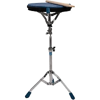 Drumeo QuietPad Practice Pad - Black, 12 in.